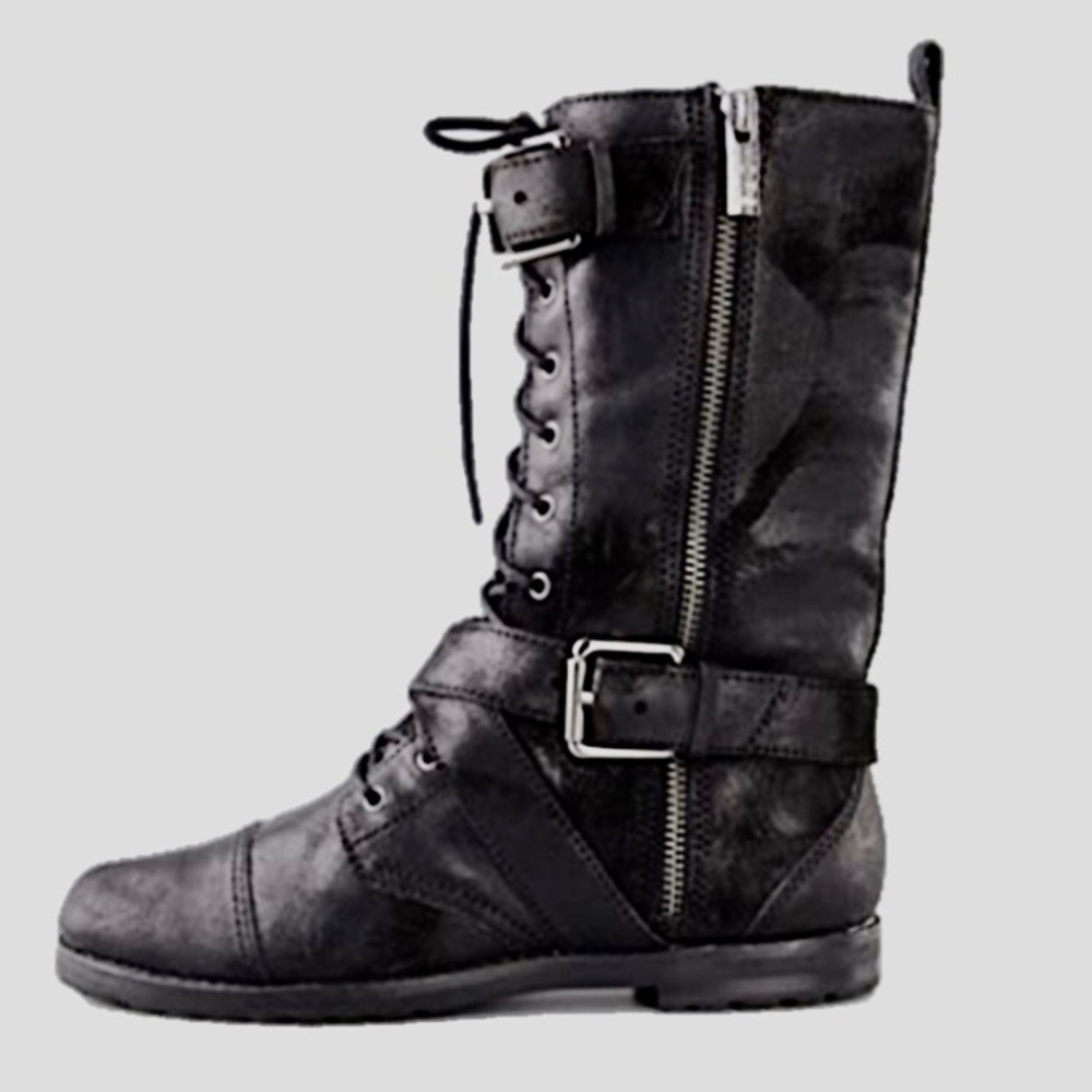 KORS Michael Kors joplin suede combat boots